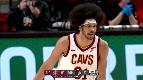 【NBA集錦】騎士內(nèi)線太強(qiáng)悍 阿倫重扣接普林斯血帽