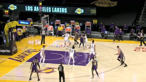 【NBA集锦】灰熊vs湖人第3节 中文解说回放