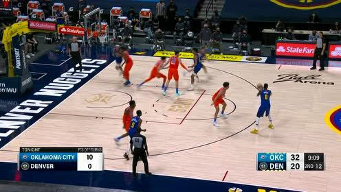 【NBA集锦】迪亚洛快攻突破暴扣炸筐 穆斯卡拉骤起发难补篮建功