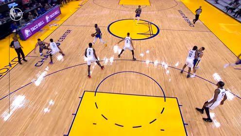 【NBA集錦】瀟灑飄逸！杜蘭特極限0度角轉(zhuǎn)身跳投命中