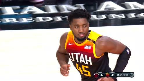 【NBA录像回放 国语】热火vs爵士精华回放 近19场18胜米切尔26分助队再续七连胜