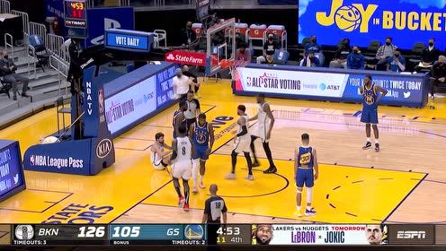 【NBA集錦】手感終于回來了 庫里三分出手空心入網(wǎng)
