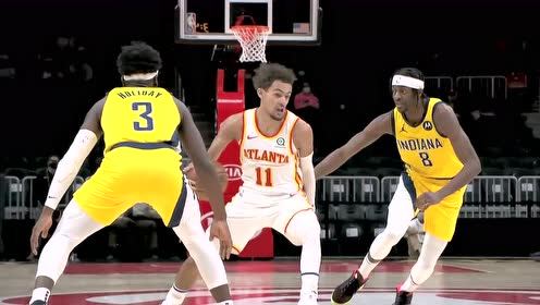 【NBA集錦】萬花叢中過片葉不沾身 特雷楊人縫中突破拋投打成2+1