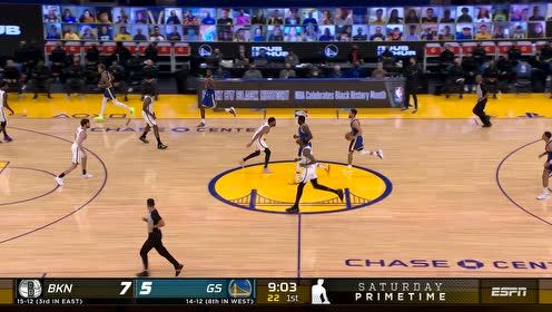 【NBA集錦】維金斯防守端連送大帽 庫里超遠(yuǎn)三分迎射杜蘭特一箭穿心！