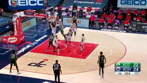 【NBA集锦】凯尔特人91-104奇才 塔图姆表现低迷仅6分比尔35+7率队取胜