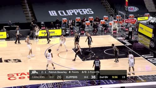 【NBA集锦】防到脸上也能进 贝弗利弧顶三分一箭穿心