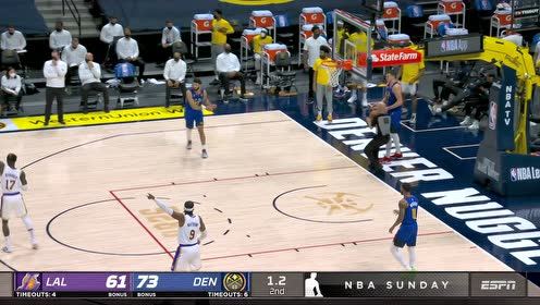 【NBA集锦】高手过招 最后5秒约基奇冷血三分詹姆斯滑翔劈扣