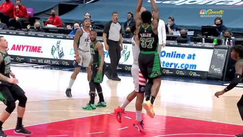 【NBA集锦】韦少积极拼抢送妙传 八村塁不负众望打成2+1
