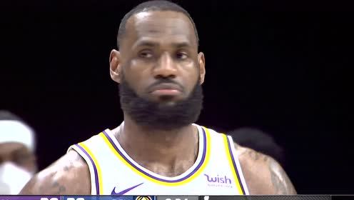 【NBA集锦】不收你学费!詹姆斯大步流星禁区勾手上篮给纳吉上课