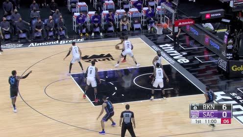 【NBA集锦】开场就是火力全开 欧文手感火热连续命中三分
