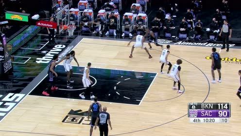 【NBA集锦】福克斯撤步中投稳稳命中 随即抢断哈登再次上篮得手