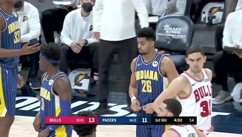 【NBA集锦】萨托兰斯基分球赛迪斯-杨篮下命中 萨博尼斯跳步上篮以牙还牙