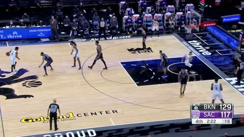 【NBA集锦】约瑟夫绝境逢生妙传怀特塞德轻松暴扣 欧文再中追身不讲理三分