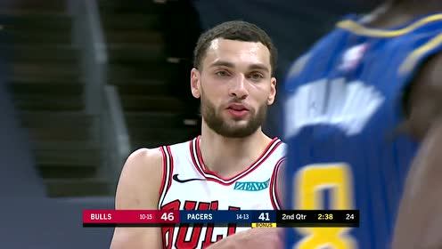 【NBA集锦】杀手本色!拉文接球就投三分一箭穿心