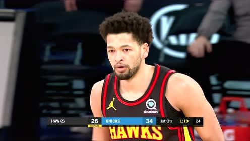 【NBA集锦】罗斯突破上篮 空中漫步上篮得手