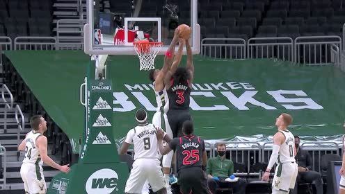 【NBA集锦】今日最佳盖帽!字母哥铜墙铁壁拦网封盖阿奴诺比
