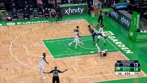 【NBA集锦】一点就飞可还行 布朗闲庭信步中投轻取两分