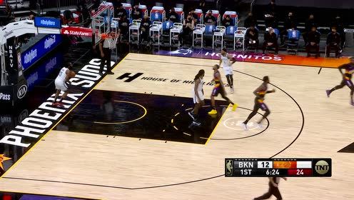 【NBA集錦】有喬丹那味兒了 布克人縫閃轉(zhuǎn)騰挪低手上籃反擊