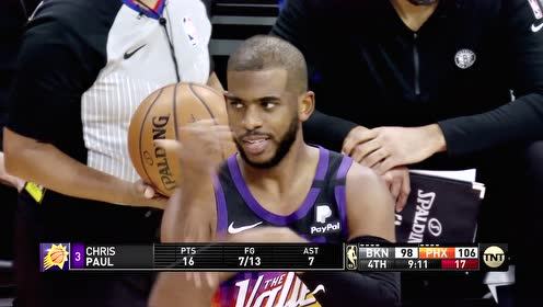 【NBA集锦】专治花里胡哨！保罗迎面旱地拔葱抛投打进简单直白