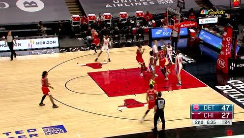 【NBA集錦】第二節(jié)過(guò)半終于得分！卡特旱地拔蔥飛身補(bǔ)扣