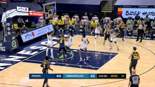 【NBA集锦】麦克劳克林假突真传回首掏 里德顺势抬手上篮打进