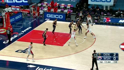 【NBA集锦】穆雷开场发难上篮得手 威少内线还击背打转身命中