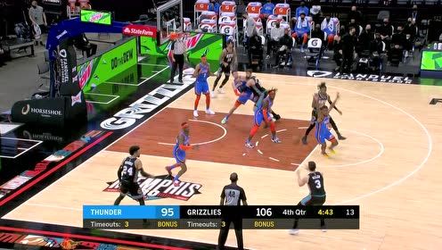 【NBA集锦】格雷森阿伦今天拿的是雷阿伦的剧本 两记关键三分彻底拉开分差