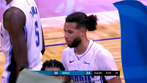 【NBA集锦】重现昔日风采!迈卡威双手隔扣中锋