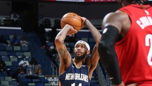 【NBA集锦】英格拉姆运球闲庭信步 后仰急停中投真的潇洒