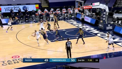 【NBA集锦】年轻人未来可期！麦克丹尼尔斯外线突施冷箭三分命中靶心
