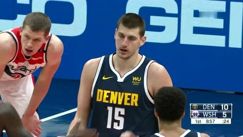 【NBA集锦】翻江倒海肆虐内线 约老师连续背打转身碾压篮下