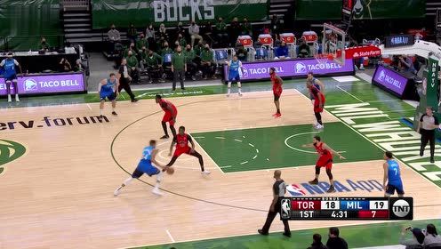 【NBA集锦】一顿操作猛如虎 字母哥拜佛突破滑翔拉杆上篮