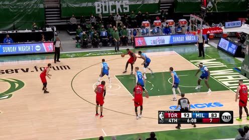 【NBA集锦】王牌对王牌!西亚卡姆强攻字母哥打成2+1激情嘶吼庆祝
