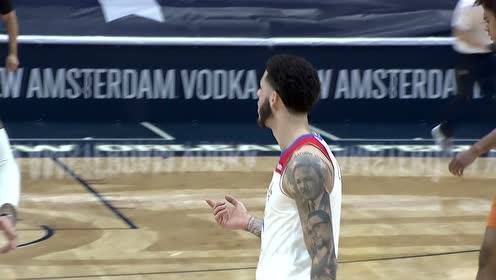 【NBA集錦】二月的球哥真無敵 鮑爾三分對飆克勞德