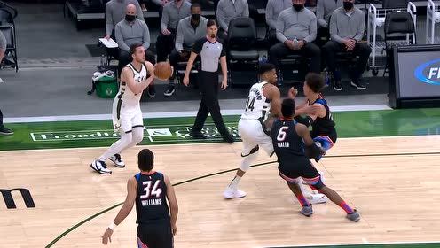 【NBA集錦】字母哥連線康諾頓 手起刀落三分飆中