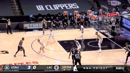 【NBA集錦】傷愈復(fù)出完美歸來 喬治后撤中投穩(wěn)穩(wěn)命中