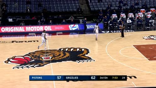 【NBA集锦】一个人的炫技舞台 克拉克见缝插针低手拉杆上篮