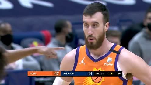 【NBA集錦】太陽vs鵜鶘第2節(jié)中文解說回放
