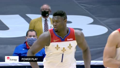 【NBA集錦】人到球到 錫安反跑空接暴力虐筐