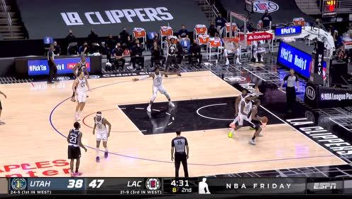【NBA集錦】凌波微步 萊昂納德旋轉(zhuǎn)上籃穩(wěn)穩(wěn)打進(jìn)