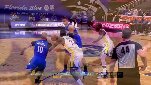 【NBA集錦】勇士得分荒！魔術(shù)轟出一波12-0得分高潮