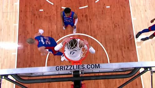 【NBA集锦】扛起全队进攻火力 瓦兰脚踩弹簧飞天补扣不留余地