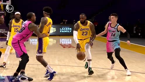 【NBA集锦】看老詹单核带队 扛着肌肉棒子打板上篮