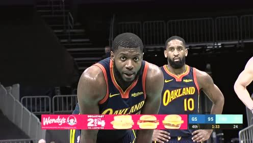 【NBA录像回放 原声】勇士vs黄蜂第4节英文原声回放