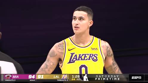 【NBA录像回放 原声】热火vs湖人第4节 英文原声回放