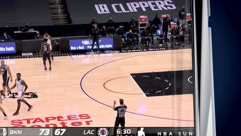 【NBA集錦】人縫之中把握唯一角度 哈登擊地妙傳布朗輕松上籃