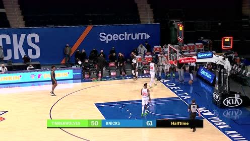 【NBA集锦】面不改色心不跳!兰德尔0.3秒自信出手三分入网巩固优势