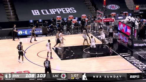 【NBA集錦】快船隊集錦 喬治萊昂納德空砍63分翻盤未果