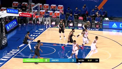 【NBA集锦】快攻反击一瞬间 佩顿见缝插针飞身上篮一气呵成