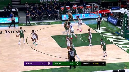 【NBA集锦】一招鲜吃遍天 巴格利开场连得5分